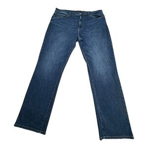 Lucky Brand 410 Athletic Straight Jeans Mens Dark Wash Denim Size‎ 40x32